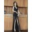 Split Thigh Bodycon Tank Maxi Dress, Elegant V Neck Sleeveless Dress For Party & Banquet, Women's Clothing